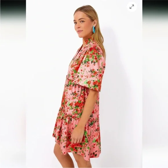 Tuckernuck Peony Meadows Crawford Dress - Picture 3 of 7